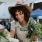 woman buying groceries at a farmer's market