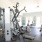 a gym with exercise equipment